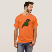 Birdorable Green-cheeked Conure T-shirt (Voorkant volledig)