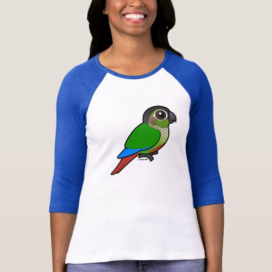 Birdorable Green-cheeked Conure T-shirt (Voorkant)