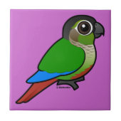 Birdorable Green-cheeked Conure Tegeltje (Voorkant)