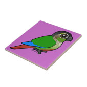 Birdorable Green-cheeked Conure Tegeltje (Zijkant)