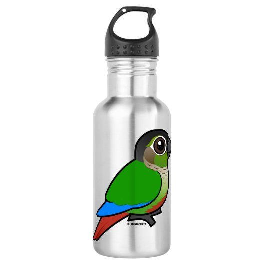 Birdorable Green-cheeked Conure Waterfles (Voorkant)