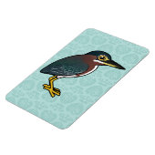 Birdorable Green Heron Magneet (Linkerzijde)
