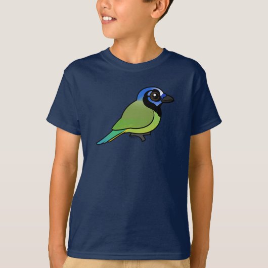 Birdorable Green Jay T-shirt (Voorkant)