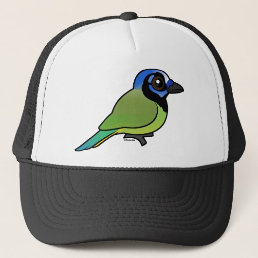 Birdorable Green Jay Trucker Pet (Voorkant)
