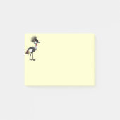 Birdorable Grey Crowned-Crane Post-it® Notes (Voorkant)