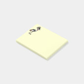Birdorable Grey Crowned-Crane Post-it® Notes (Schuin)