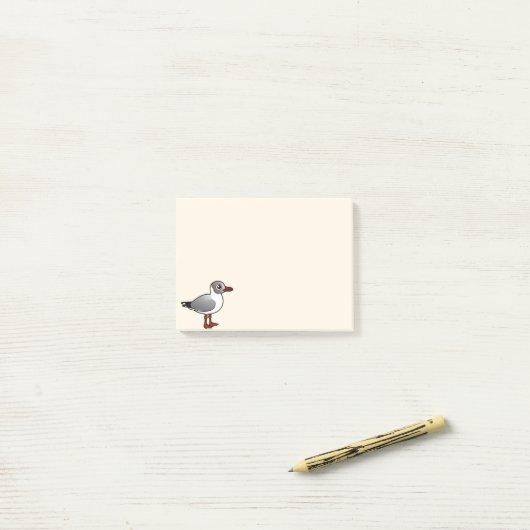 Birdorable Grey-kopmeeuw Post-it® Notes (Op bureau)