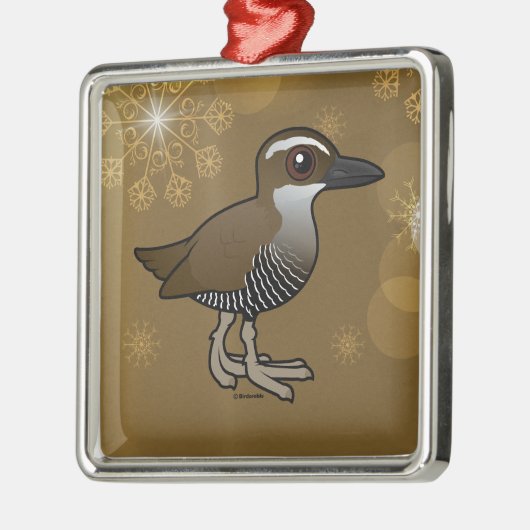 Birdorable Guam Rail Metalen Ornament (Links)