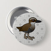 Birdorable Guam Rail Ronde Button 7,6 Cm (Voorkant /achterkant)