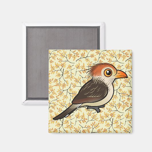 Birdorable Guira Cuckoo Magneet (Voorkant / Achterkant)