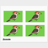 Birdorable Guira Cuckoo Rechthoekige Sticker (Vel)
