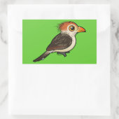 Birdorable Guira Cuckoo Rechthoekige Sticker (Tas)