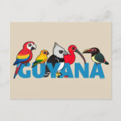 Birdorable Guyana Briefkaart (Voorkant)