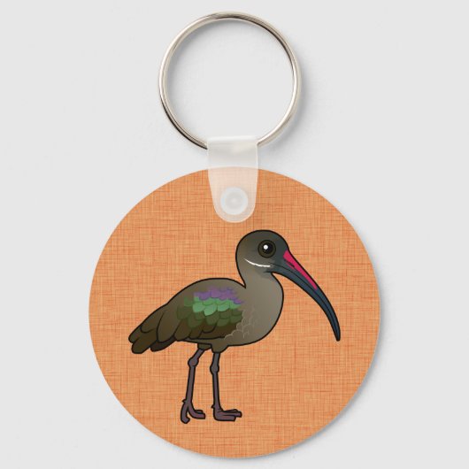 Birdorable Hadada Ibis Sleutelhanger (Voorkant)