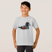 Birdorable Harlequin Duck T-shirt (Voorkant volledig)