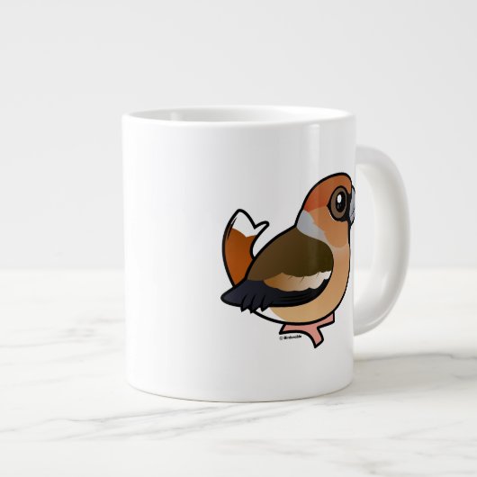 Birdorable Hawfinch Grote Koffiekop (Voorkant rechts)