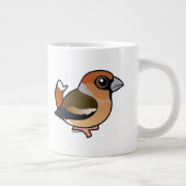Birdorable Hawfinch Grote Koffiekop (Rechts)
