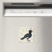 Birdorable Helmeted Curassow Magneet (Insitu (Vaatwasser))