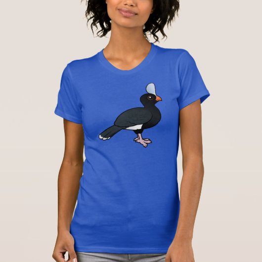 Birdorable Helmeted Curassow T-shirt (Voorkant)
