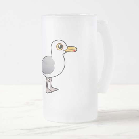Birdorable Herring Gull Matglas Bierpul (Voorkant rechts)