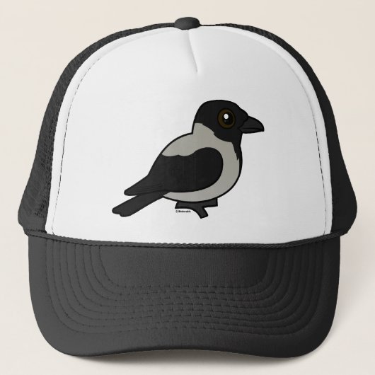 Birdorable Hooded Crow Trucker Pet (Voorkant)