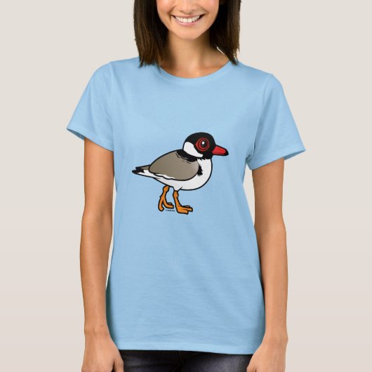Birdorable Hooded Plover T-shirt (Voorkant)