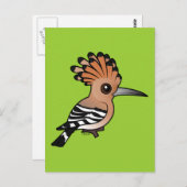 Birdorable Hoopoe Briefkaart (Voorkant / Achterkant)
