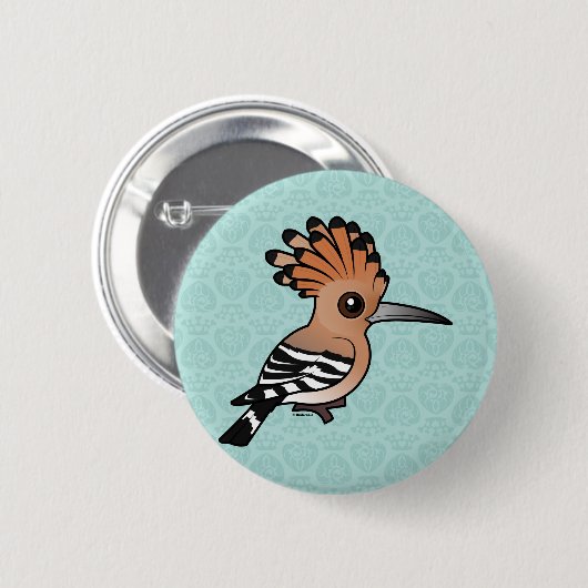 Birdorable Hoopoe Ronde Button 5,7 Cm (Voorkant /achterkant)