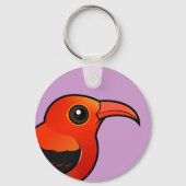 Birdorable 'I'iwi Sleutelhanger (Voorkant)