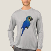 Birdorable Indigo Macaw or Lear's Macaw Tri-Blend Shirt (Voorkant volledig)