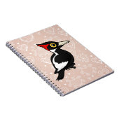 Birdorable Ivoriespecht Notitieboek (Rechterzijde)