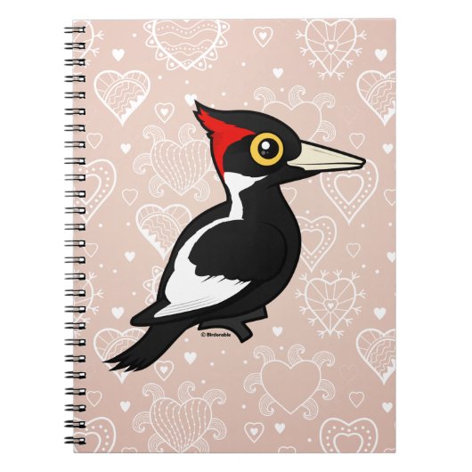 Birdorable Ivoriespecht Notitieboek (Voorkant)