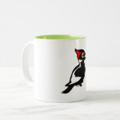 Birdorable Ivory-billing Woodpecker Tweekleurige Koffiemok (Voorkant links)