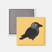 Birdorable Jackdaw Magneet (Voorkant / Achterkant)