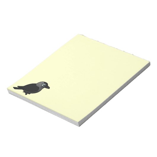 Birdorable Jackdaw Notitieblok (Linkerzijde)