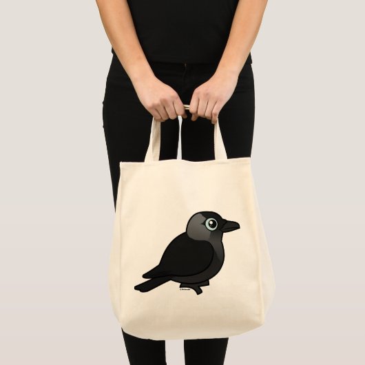 Birdorable Jackdaw Tote Bag (Voorkant (product))