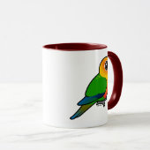 Birdorable Jandaya Parakeet Mok (Voorkant rechts)