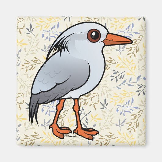 Birdorable Kagu Magneet (Voorkant)