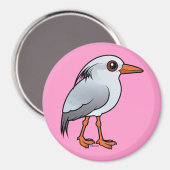 Birdorable Kagu Magneet (Voorkant / Achterkant)