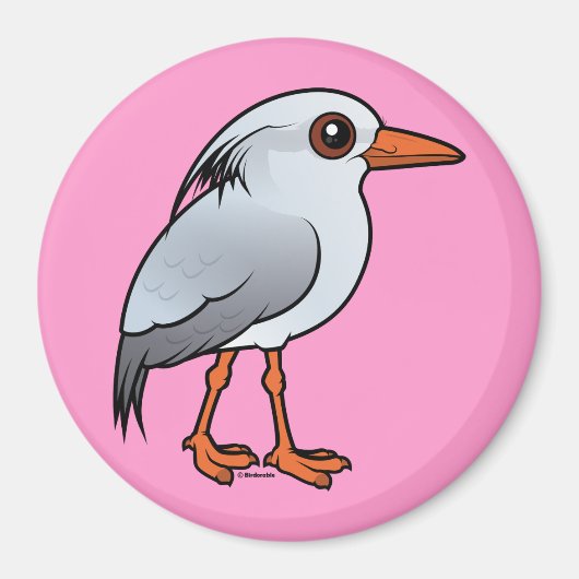 Birdorable Kagu Magneet (Voorkant)