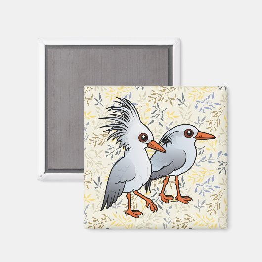 Birdorable Kagu Pair Magneet (Voorkant / Achterkant)