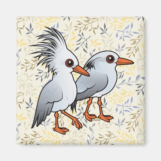 Birdorable Kagu Pair Magneet (Voorkant)