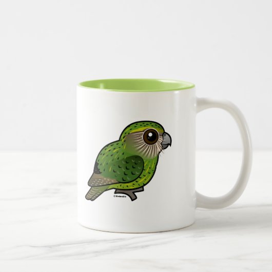 Birdorable Kakapo Tweekleurige Koffiemok (Rechts)