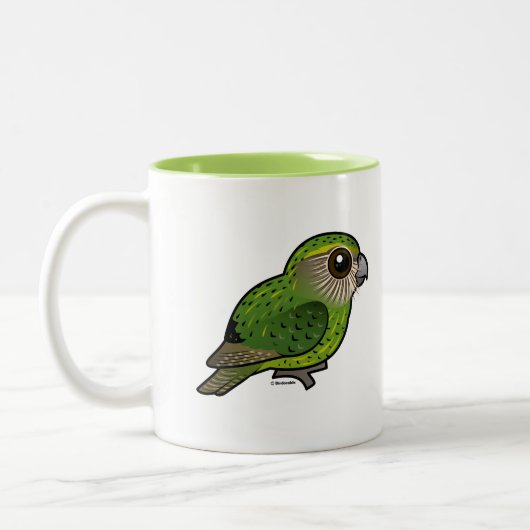 Birdorable Kakapo Tweekleurige Koffiemok (Links)