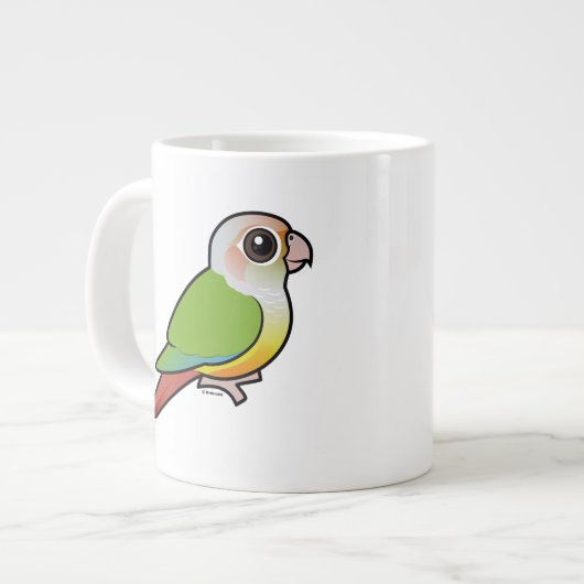 Birdorable Kaneel Groene Wang Conure Grote Koffiekop (Links)