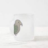 Birdorable Kea Matglas Koffiemok (Voorkant links)