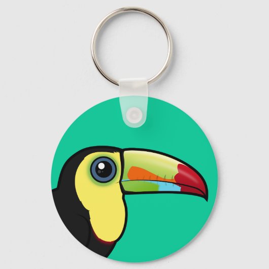Birdorable Keel-billing Toucan Sleutelhanger (Voorkant)