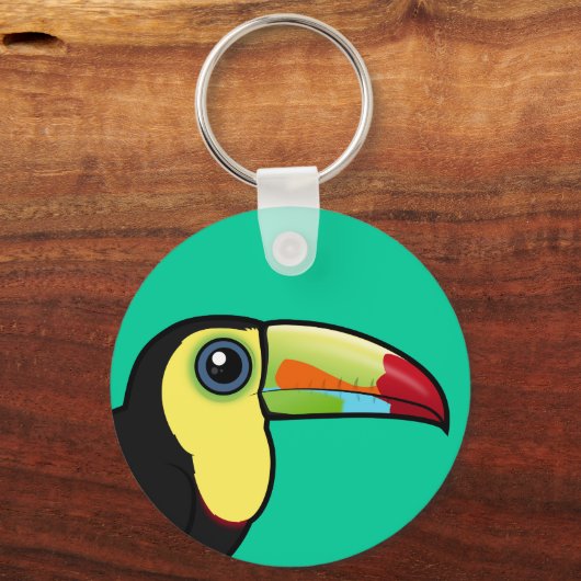 Birdorable Keel-billing Toucan Sleutelhanger (Voorkant)