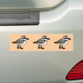 Birdorable Kentish Plover Bumpersticker (Op auto)
