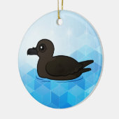 Birdorable Kerstmis Shearwater zwemmen Keramisch Ornament (Links)